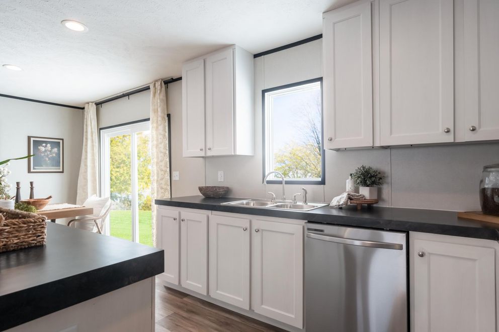 The ELEMENT Kitchen. This Manufactured Mobile Home features 3 bedrooms and 2 baths.