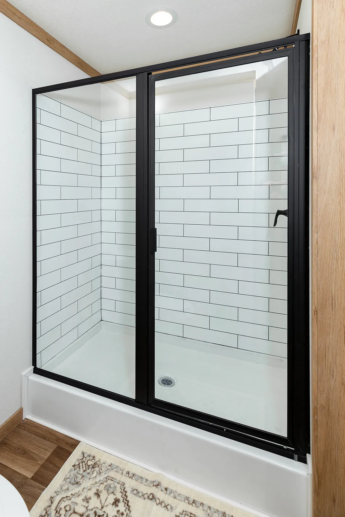 The ANGELINA Primary Bathroom. This Manufactured Mobile Home features 4 bedrooms and 2 baths.