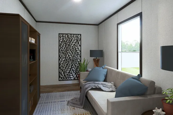 The SPIRIT Guest Bedroom. This Manufactured Mobile Home features 2 bedrooms and 2 baths.