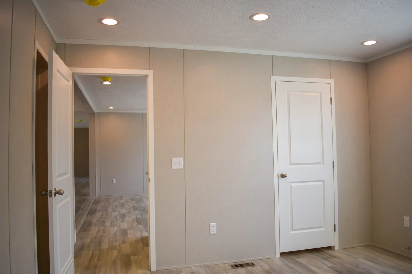 The MOONSTONE 60 Guest Bedroom. This Manufactured Mobile Home features 3 bedrooms and 2 baths.