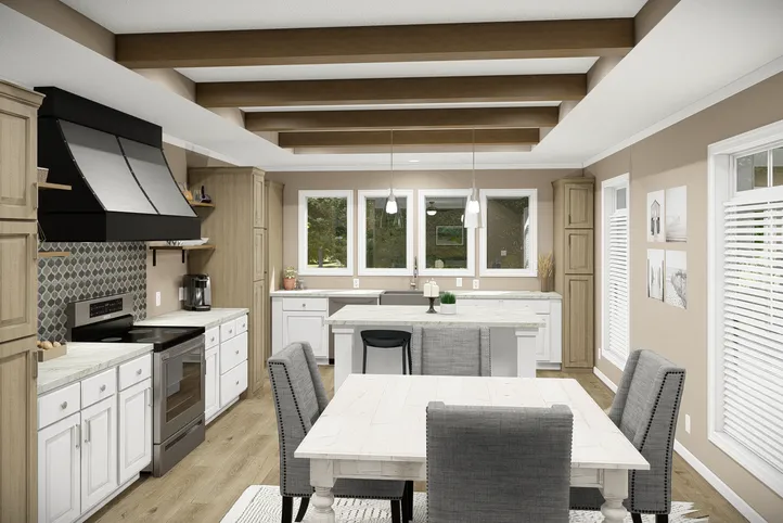 The THE BANDON Kitchen. This Manufactured Mobile Home features 3 bedrooms and 2 baths.