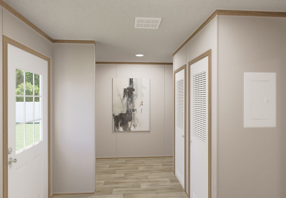 The THE MOUNTAINEER 72 Utility Room. This Manufactured Mobile Home features 3 bedrooms and 2 baths.