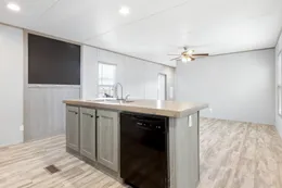 The BREEZE 16602A Kitchen. This Manufactured Mobile Home features 2 bedrooms and 2 baths.