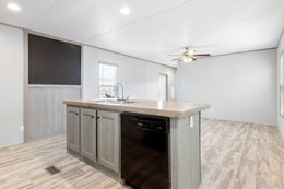 The BREEZE 16602A Kitchen. This Manufactured Mobile Home features 2 bedrooms and 2 baths.