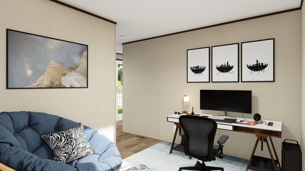 The SENSATION Flex. This Manufactured Mobile Home features 3 bedrooms and 2 baths.