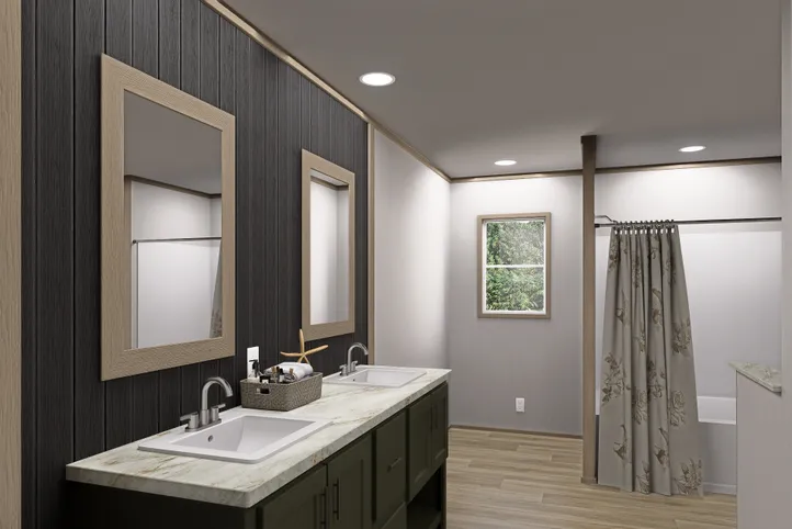 Charwood Package. The SUMMIT Exterior. This Manufactured Mobile Home features 4 bedrooms and 3 baths.