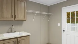The THE FUSION 68 Utility Room. This Manufactured Mobile Home features 3 bedrooms and 2 baths.