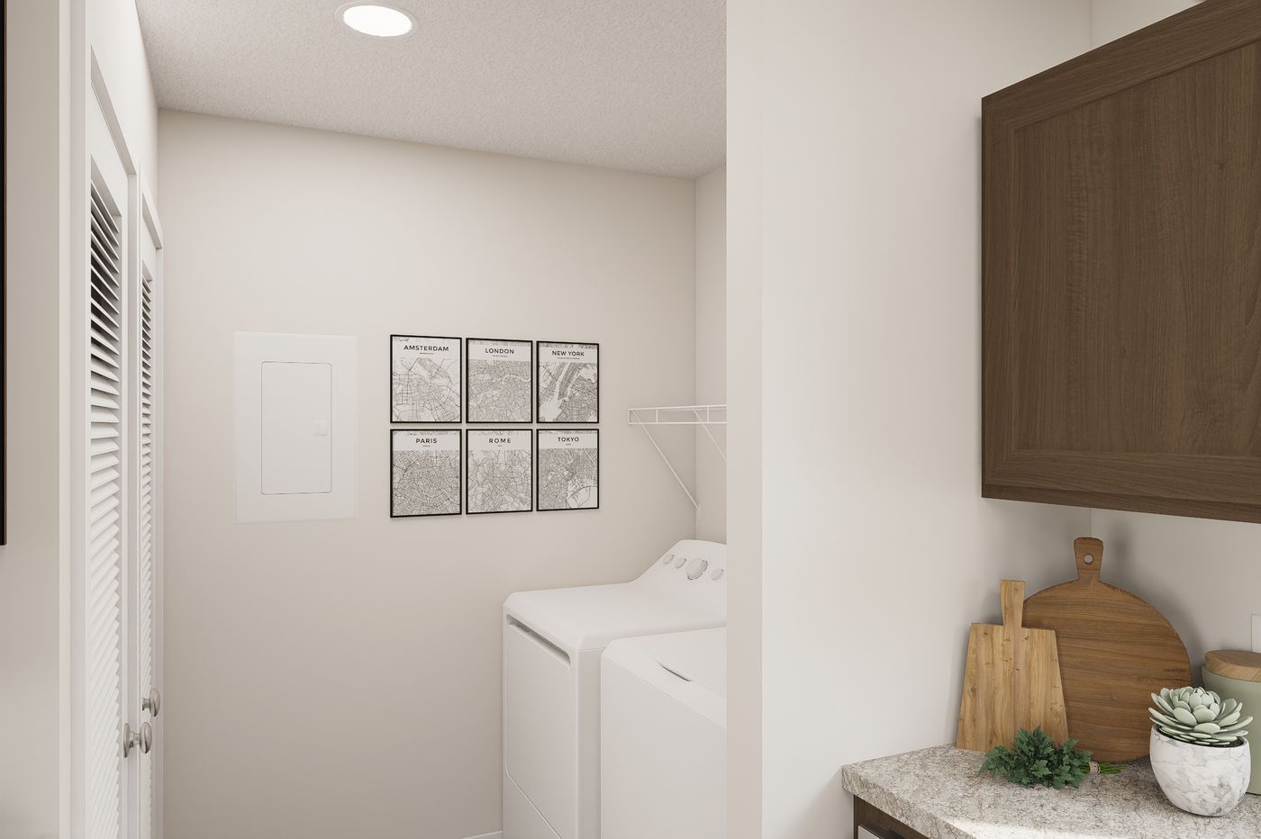 The 6616-SW022 Utility Room. This Manufactured Mobile Home features 3 bedrooms and 2 baths.