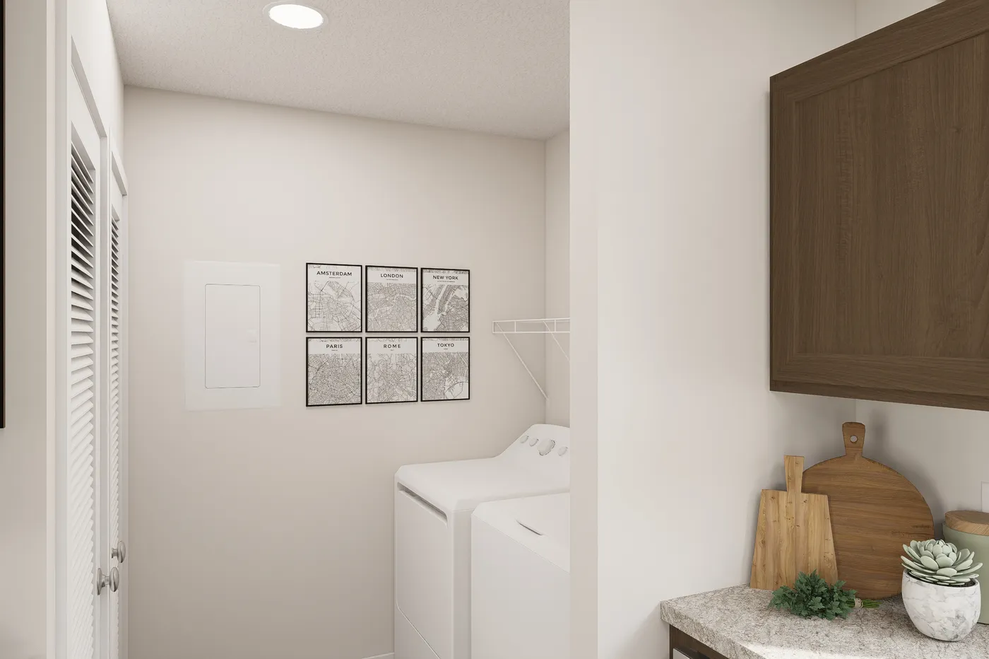 The 6616-SW022 Utility Room. This Manufactured Mobile Home features 3 bedrooms and 2 baths.
