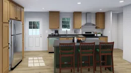 The SUPERFLY Kitchen. This Modular Home features 5 bedrooms and 2 baths.