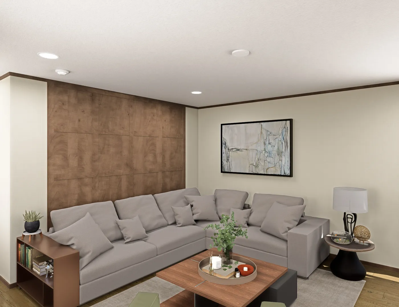 The TUSCANY Living Room. This Manufactured Mobile Home features 2 bedrooms and 2 baths.