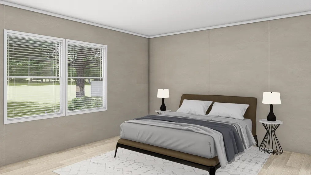 The ULTRA PRO HERCULES 28X68 3BR Primary Bedroom. This Manufactured Mobile Home features 3 bedrooms and 2 baths.
