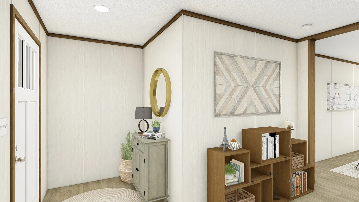 The IMPACT Foyer. This Manufactured Mobile Home features 4 bedrooms and 2 baths.