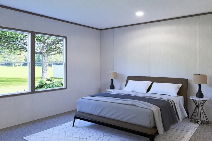 The ULTRA PRO HERCULES 28X68 3BR Primary Bedroom. This Manufactured Mobile Home features 3 bedrooms and 2 baths.
