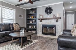 The THE FUSION 32B Family Room. This Manufactured Mobile Home features 4 bedrooms and 2 baths.