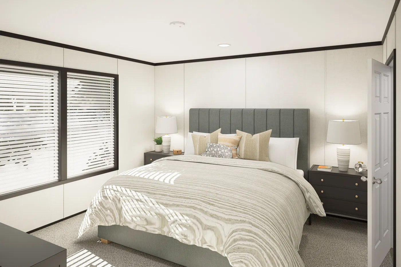 The PLATINUM ANNIVERSARY Exterior. This Manufactured Mobile Home features 3 bedrooms and 2 baths.