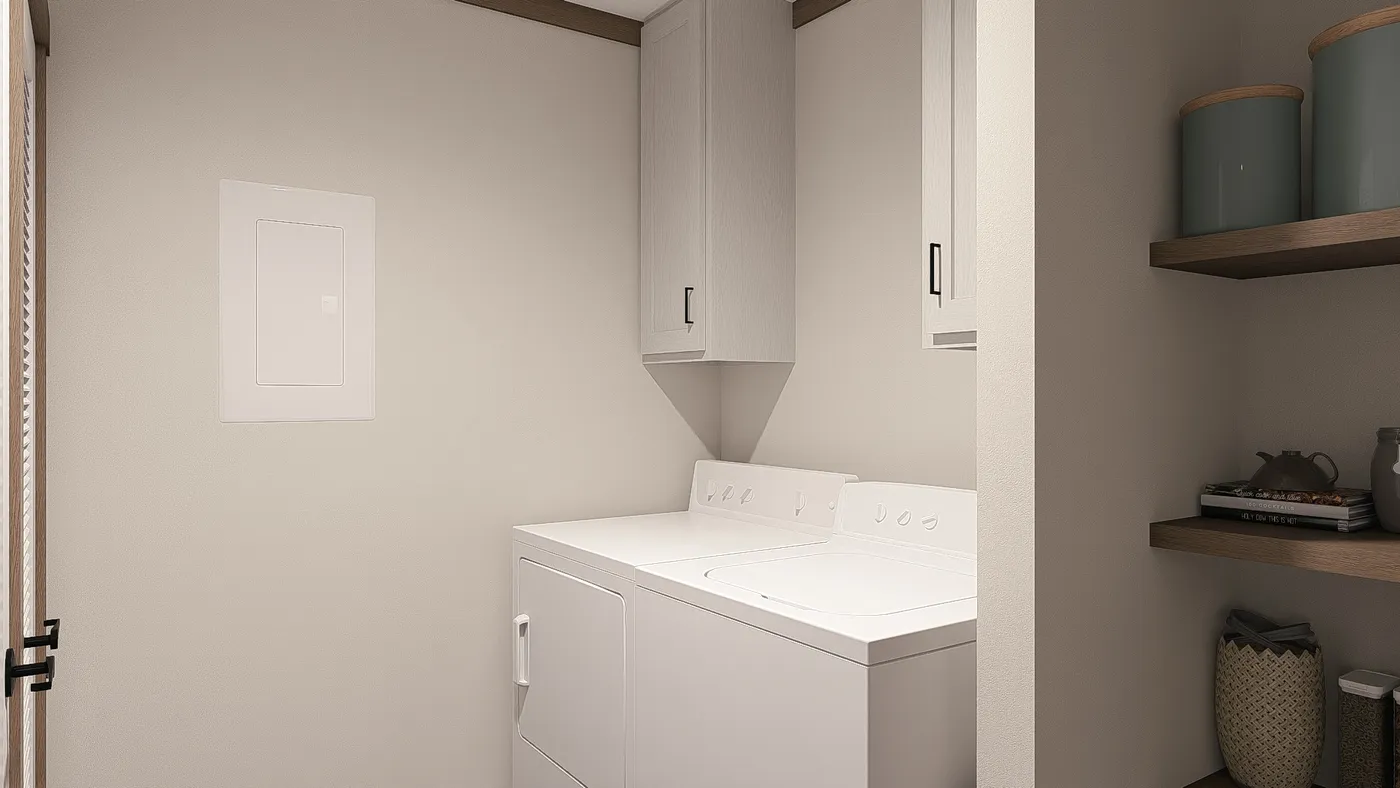 The ISABELLA ELITE Storage. This Manufactured Mobile Home features 3 bedrooms and 2 baths.