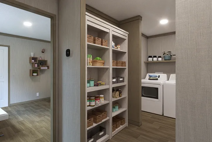 The SYDNEY Utility Room. This Manufactured Mobile Home features 3 bedrooms and 2 baths.