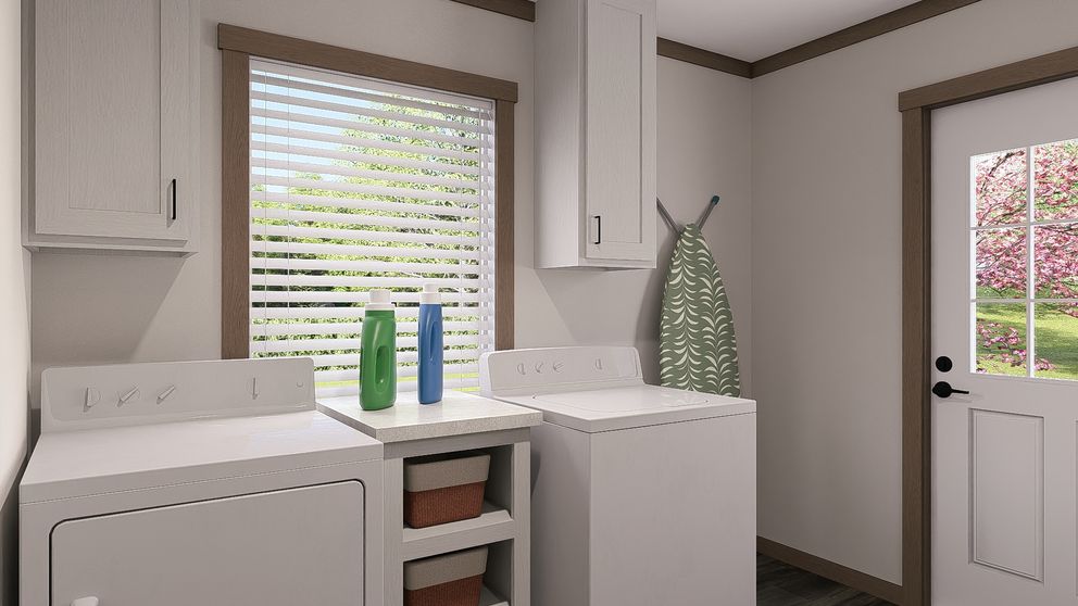 The FARM 3 FLEX Utility Room. This Manufactured Mobile Home features 3 bedrooms and 2 baths.