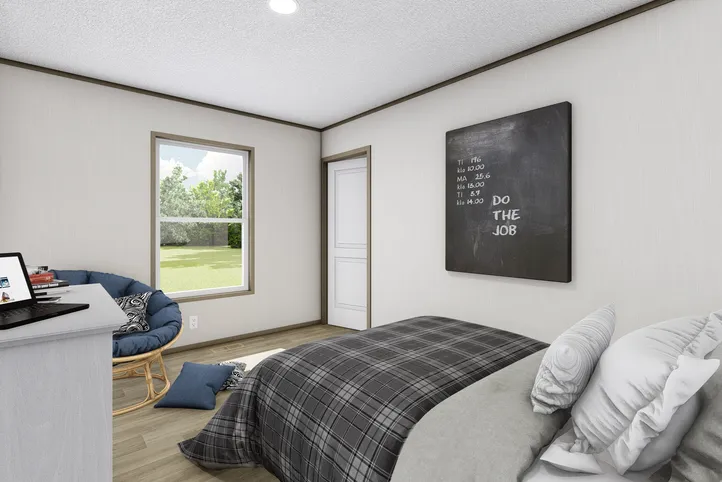 The MOROCCO Bedroom. This Manufactured Mobile Home features 4 bedrooms and 2 baths.