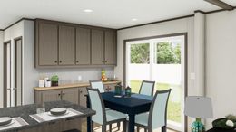 The ANNIVERSARY 16682A Dining Area. This Manufactured Mobile Home features 2 bedrooms and 2 baths.