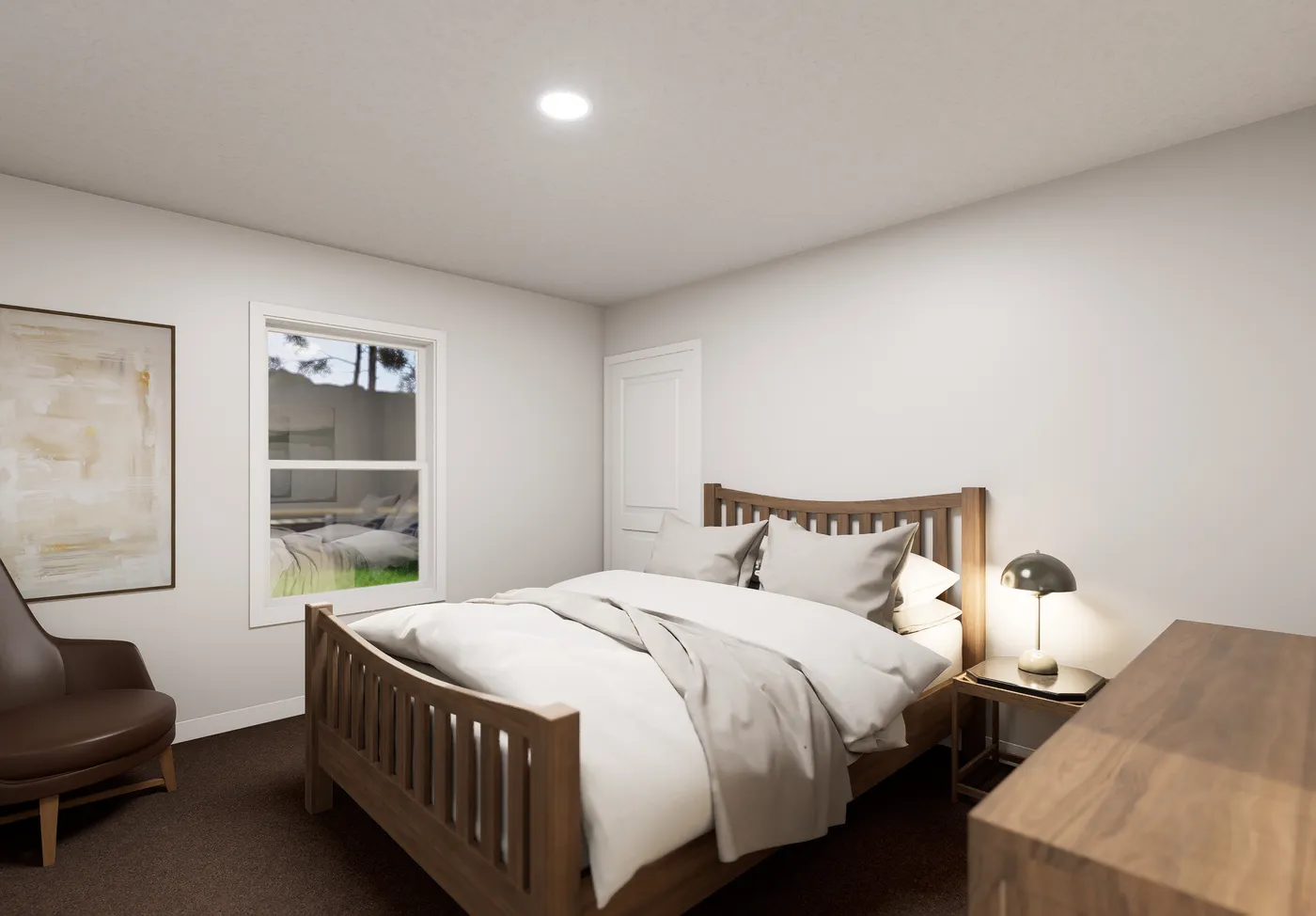 The 5030 IMAGINE Guest Bedroom. This Manufactured Mobile Home features 2 bedrooms and 2 baths.