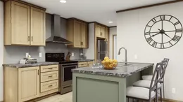 The CLARK 7016-1066 Kitchen. This Manufactured Mobile Home features 3 bedrooms and 2 baths.