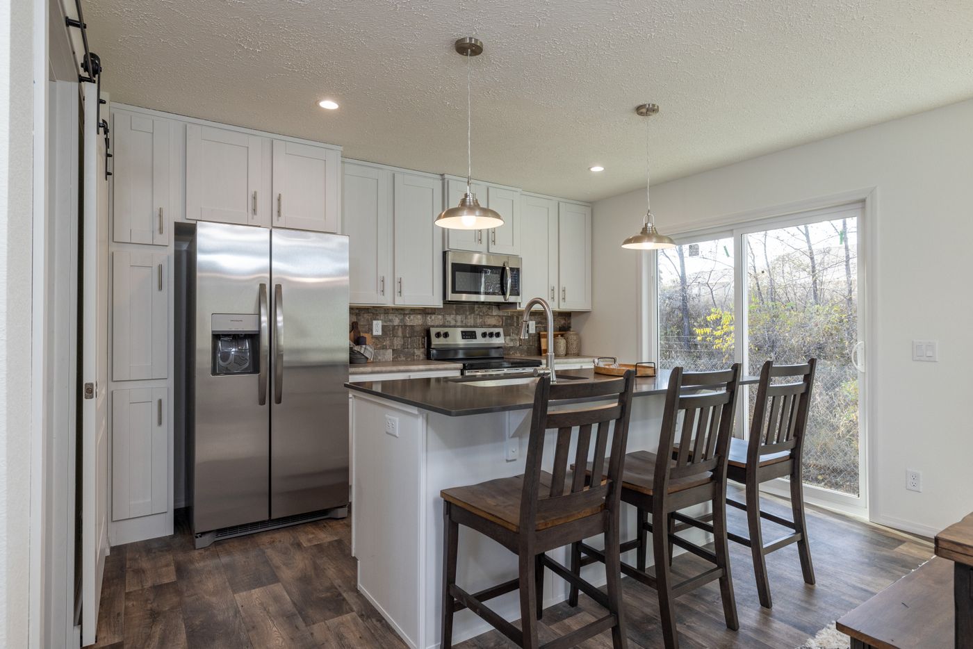 The THE WASHINGTON MOD Kitchen. This Modular Home features 3 bedrooms and 2 baths.