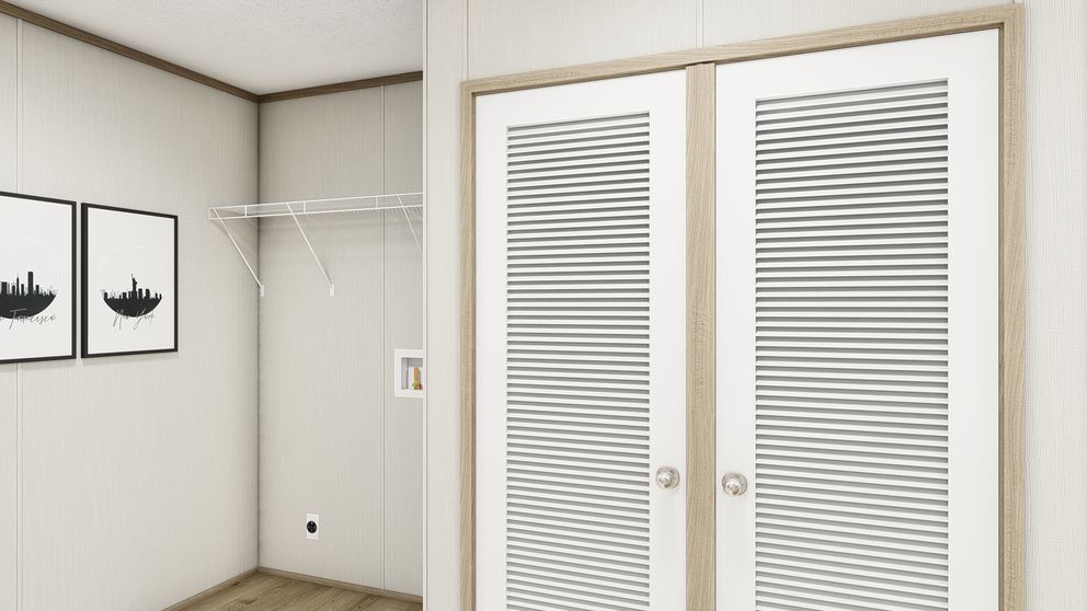 The BEACON Utility Room. This Manufactured Mobile Home features 3 bedrooms and 2 baths.