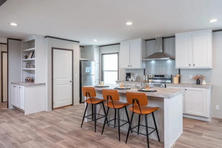 The EMPOWER Kitchen. This Manufactured Mobile Home features 4 bedrooms and 2 baths.