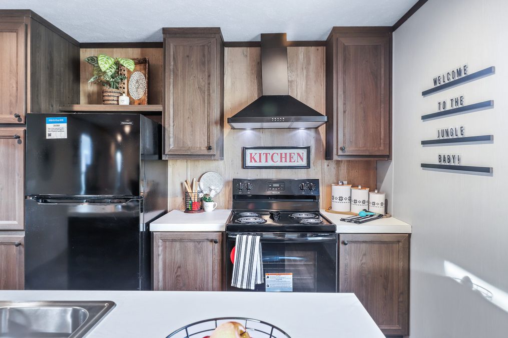 The VISION Kitchen. This Manufactured Mobile Home features 3 bedrooms and 2 baths.