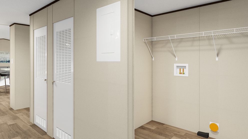 The SENSATION Utility Room. This Manufactured Mobile Home features 3 bedrooms and 2 baths.