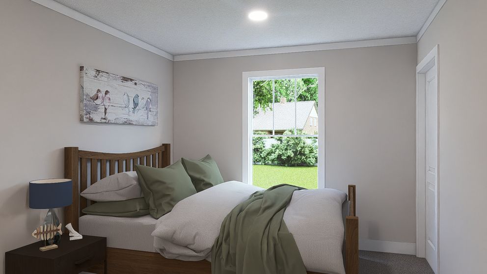 The LIMELIGHT Guest Bedroom. This Manufactured Mobile Home features 3 bedrooms and 2 baths.