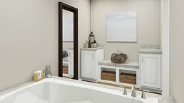 The ABIGAIL Master Bathroom. This Manufactured Mobile Home features 3 bedrooms and 2 baths.