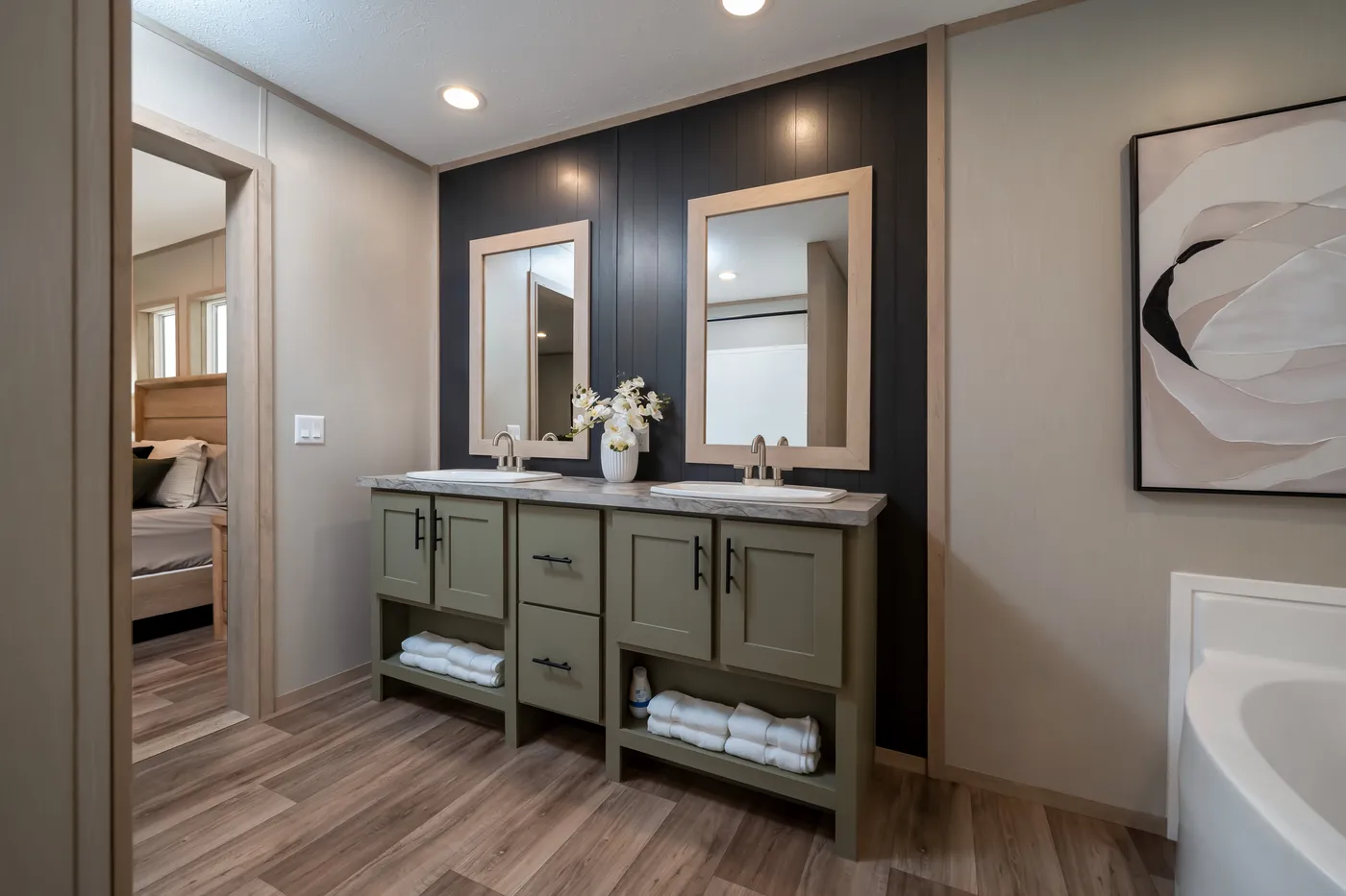 The CROCKETT Exterior. This Manufactured Mobile Home features 3 bedrooms and 2 baths.
