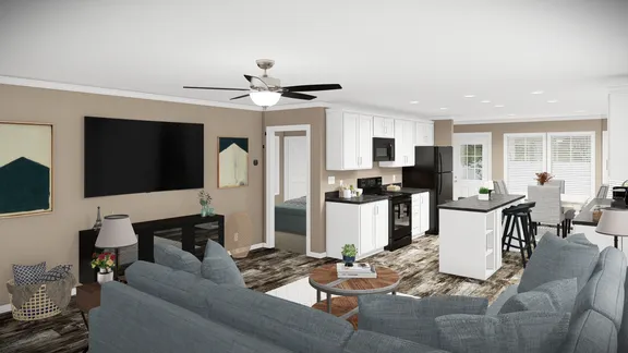 The THE MAVERICK Foyer. This Manufactured Mobile Home features 3 bedrooms and 2 baths.
