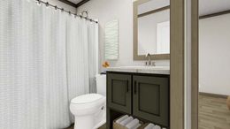 The SYDNEY Guest Bathroom. This Manufactured Mobile Home features 3 bedrooms and 2 baths.
