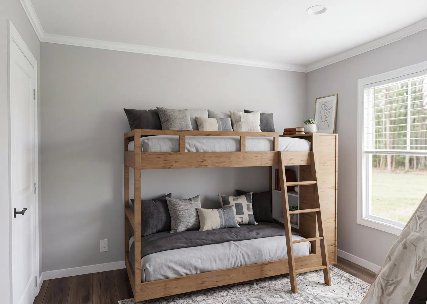 The THE ROOSEVELT Bedroom. This Manufactured Mobile Home features 4 bedrooms and 3 baths.