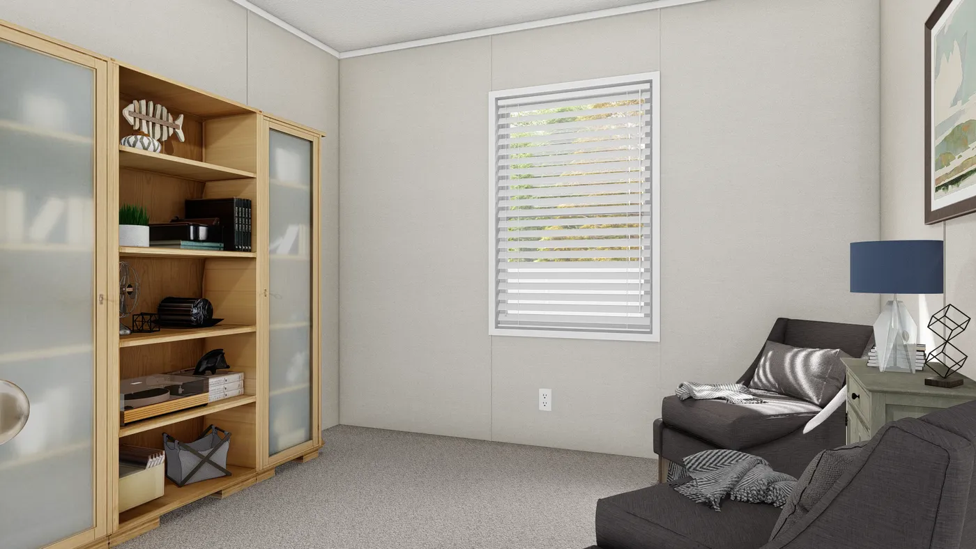 The ULTRA BREEZE 28X52 Bedroom. This Manufactured Mobile Home features 3 bedrooms and 2 baths.