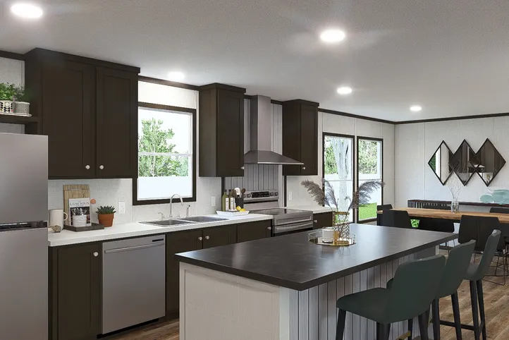 The OCCASION Kitchen. This Manufactured Mobile Home features 4 bedrooms and 2 baths.