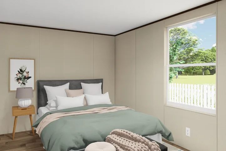 The SPLENDOR Bedroom. This Manufactured Mobile Home features 3 bedrooms and 2 baths.