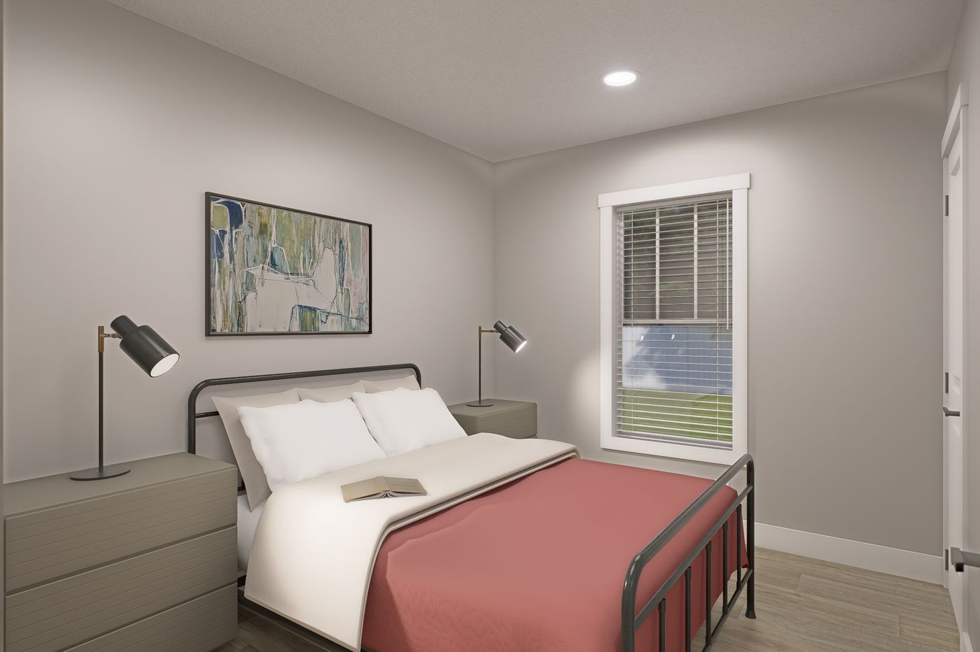 The RIGHT CHOICE 106 Bedroom. This Manufactured Mobile Home features 3 bedrooms and 2 baths.