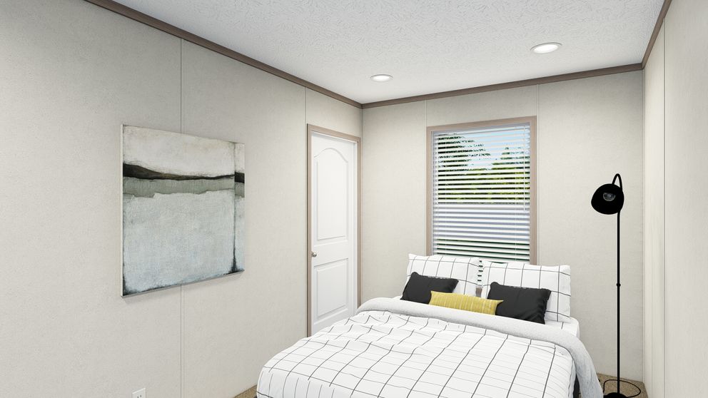 The 4816-4790 THE PULSE Primary Bathroom. This Manufactured Mobile Home features 2 bedrooms and 1 bath.