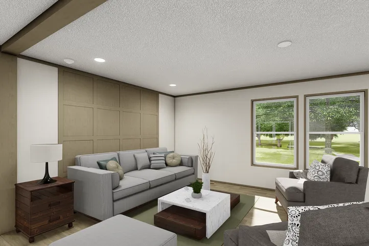 The RIO Exterior. This Manufactured Mobile Home features 3 bedrooms and 2 baths.