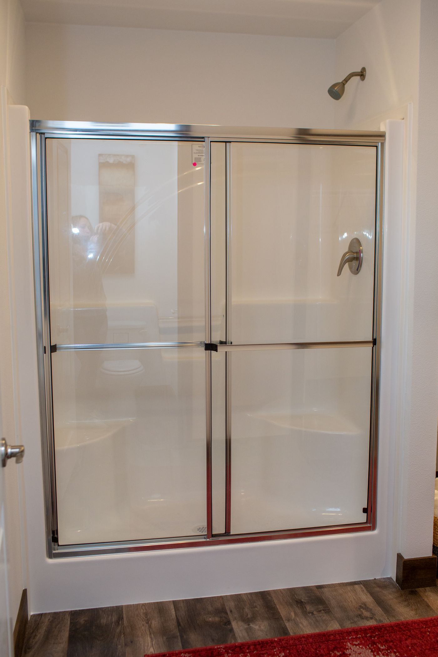 The RAMSEY 75 MOD Primary Bathroom. This Modular Home features 4 bedrooms and 2 baths.