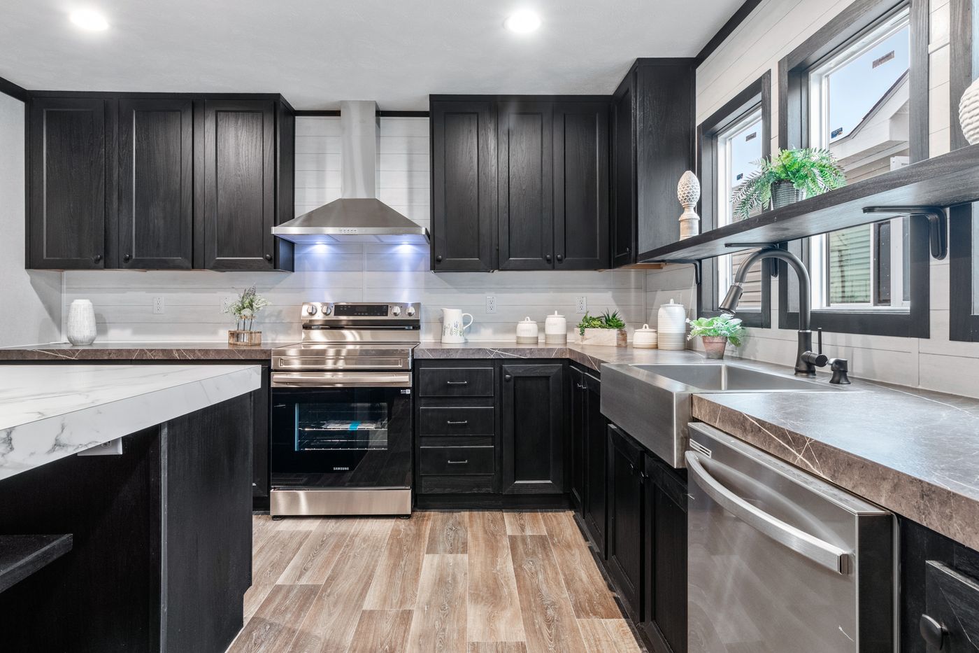The THE RENEGADE Kitchen. This Manufactured Mobile Home features 3 bedrooms and 2 baths.