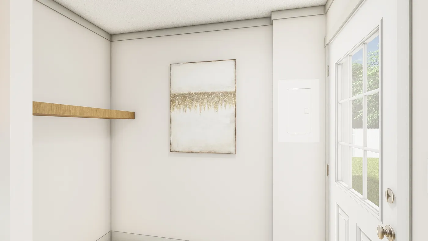 The 1676 SWEET CAROLINE Utility Room. This Manufactured Mobile Home features 3 bedrooms and 2 baths.