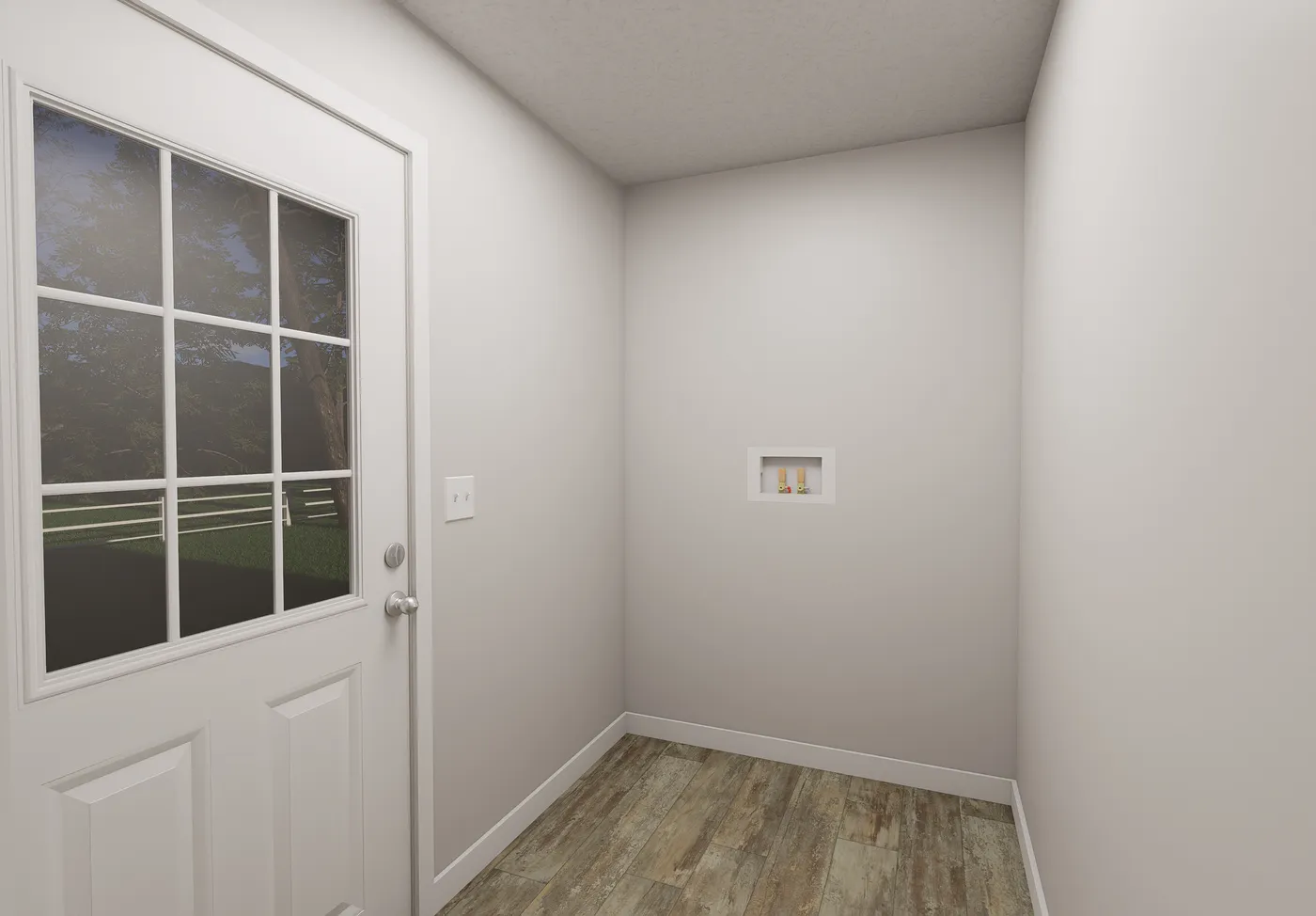 The 5030 IMAGINE Utility Room. This Manufactured Mobile Home features 2 bedrooms and 2 baths.