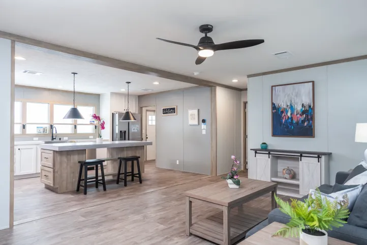 The BLUEBONNET BREEZE Kitchen. This Manufactured Mobile Home features 3 bedrooms and 2 baths.