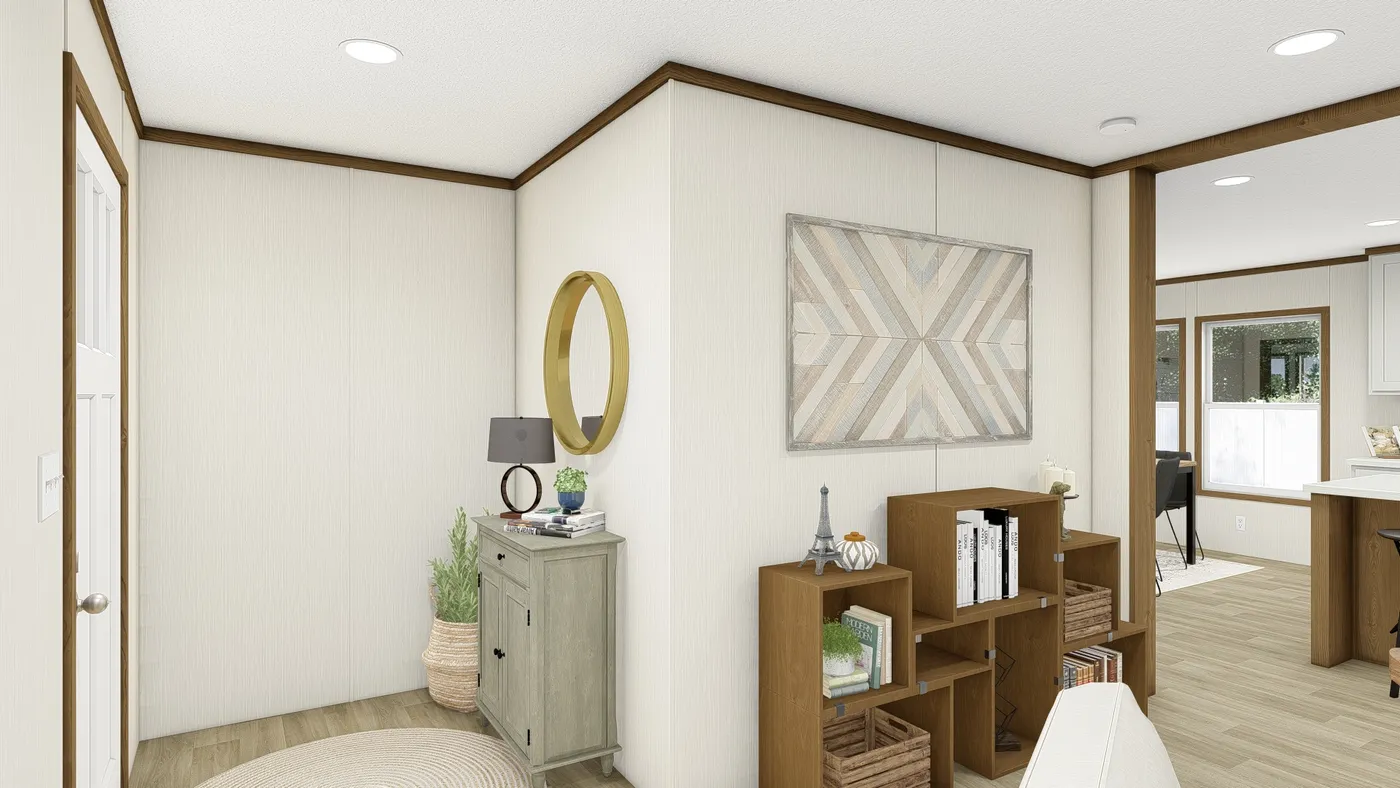 The REVEAL Foyer. This Manufactured Mobile Home features 3 bedrooms and 2 baths.